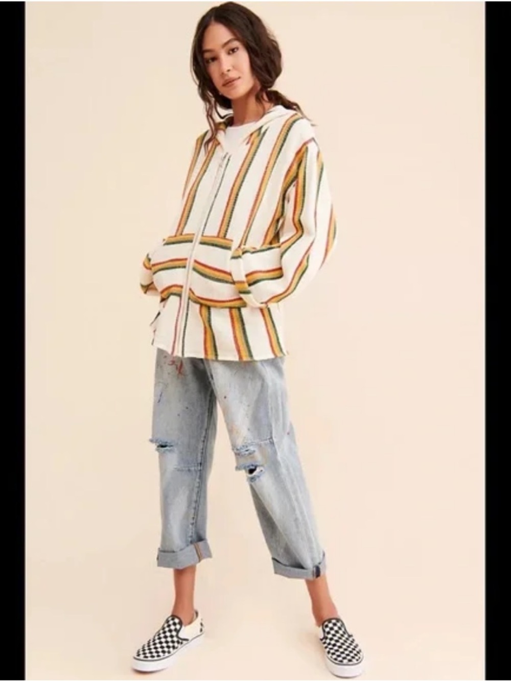 Jen's Pirate Booty Grassland Hoodie full zip Free People